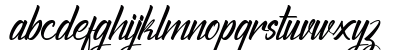 The Chamid Personal Use Only Regular Lowercase Preview