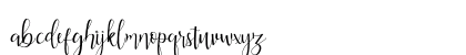 Alderta Regular Lowercase Preview
