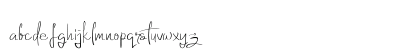 Elanor Regular Lowercase Preview
