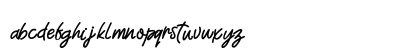Bosmen Regular Lowercase Preview