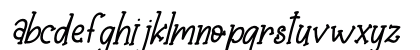 Baby Crab Italic Lowercase Preview