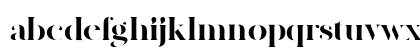 amigh Regular Lowercase Preview