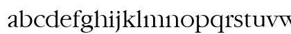 GaramondCTT Regular Lowercase Preview