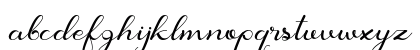 Belvania Regular Lowercase Preview