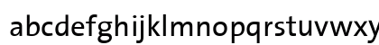 TheSans Regular Lowercase Preview