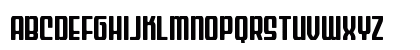 Wave Warrior Condensed Regular Lowercase Preview