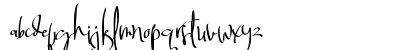 Billortte Two_Regular Regular Lowercase Preview