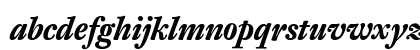DTLFleischmannST ItalicBold Lowercase Preview