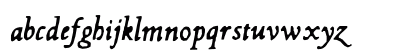 Hultog Italic Lowercase Preview