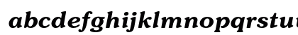 Adite Bold Italic Lowercase Preview