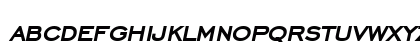 Chisel BoldItalic Lowercase Preview