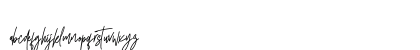 South Walles Regular Lowercase Preview