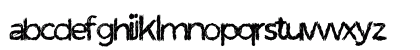 TheBuzz bold Regular Lowercase Preview