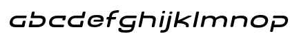 DOVENS ExtLt Slant Regular Lowercase Preview