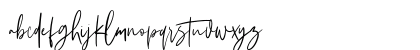 Sarvati Free Regular Lowercase Preview