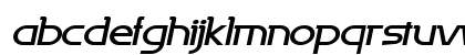 PersiaWide BoldItalic Lowercase Preview