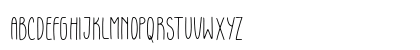 Gloomie Sunday Regular Lowercase Preview