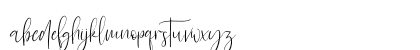 Sanflorida Regular Lowercase Preview