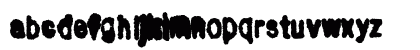 Bull Regular Lowercase Preview
