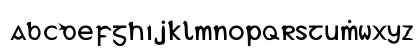 Gael B Regular Lowercase Preview