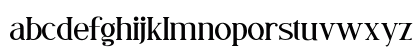 Syailendra Regular Lowercase Preview