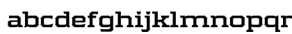 Samton Extended Bold Lowercase Preview