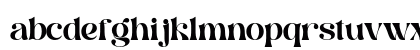 Glirock Regular Lowercase Preview