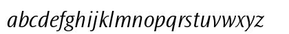 Ocean Sans MT Pro Light Italic Lowercase Preview