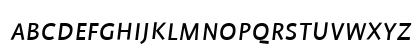 ProfileSC Regular Italic Lowercase Preview