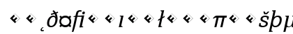 PageSerif-LightItalicExpert Regular Lowercase Preview