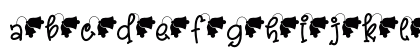 Yellow Craft Christmas Regular Lowercase Preview