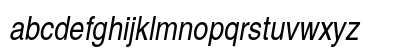TeX Gyre Heros Cn Italic Preview
