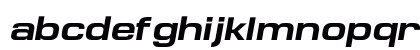 EuropeExtendedC Bold Italic Lowercase Preview