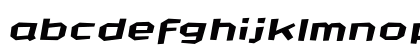 CrashBangWallop Light Italic Lowercase Preview