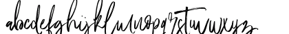 Fantastico Regular Lowercase Preview