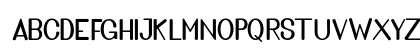 Golden Bridge Sans Regular Lowercase Preview