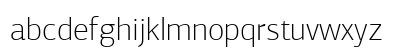 PF Agora Sans Pro Thin Lowercase Preview