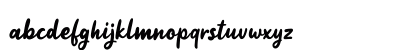 Jelly Bean Script - DEMO Regular Lowercase Preview