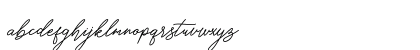 Hello Signature Regular Lowercase Preview
