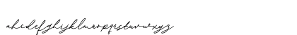 Kosakatta DEMO Signature Lowercase Preview