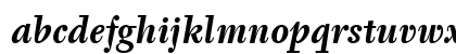 Tyfa ITC Bold Italic Lowercase Preview