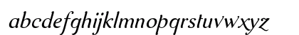 Aurelis ADF No2 Std Italic Lowercase Preview