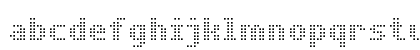 Bold Dot Digital-7 Regular Lowercase Preview
