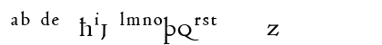 NicolasJensonSG Regular Lowercase Preview