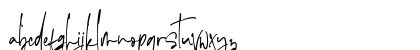 The Imaginations Regular Lowercase Preview