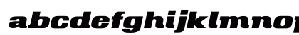 Mugio Black Slant Regular Lowercase Preview