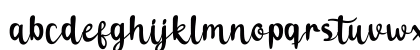 Bebast Regular Lowercase Preview