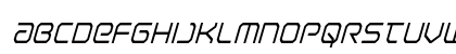 Light Brigade Condensed Italic Lowercase Preview