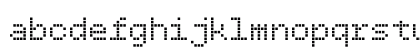 BPdotsSquares Regular Lowercase Preview