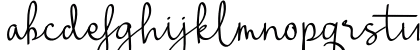Warsini Regular Lowercase Preview